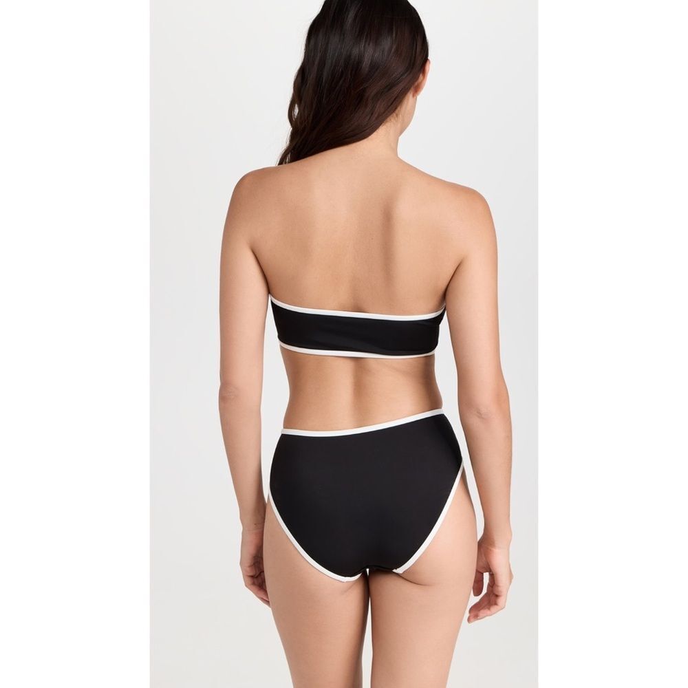 NWT Solid & Striped XS The Bella One Piece Swimsuit Butterluxe Black $198 - Picture 4 of 14